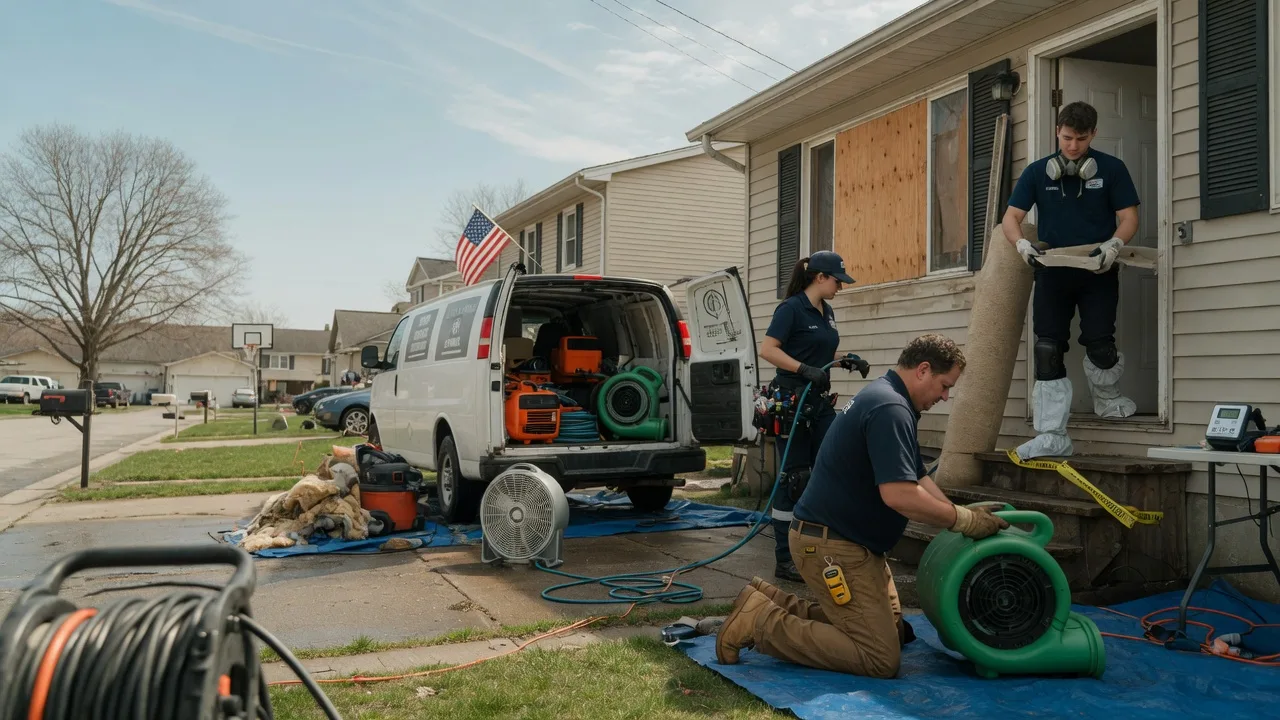 Water Damage Restoration in Heidrick, KY near me